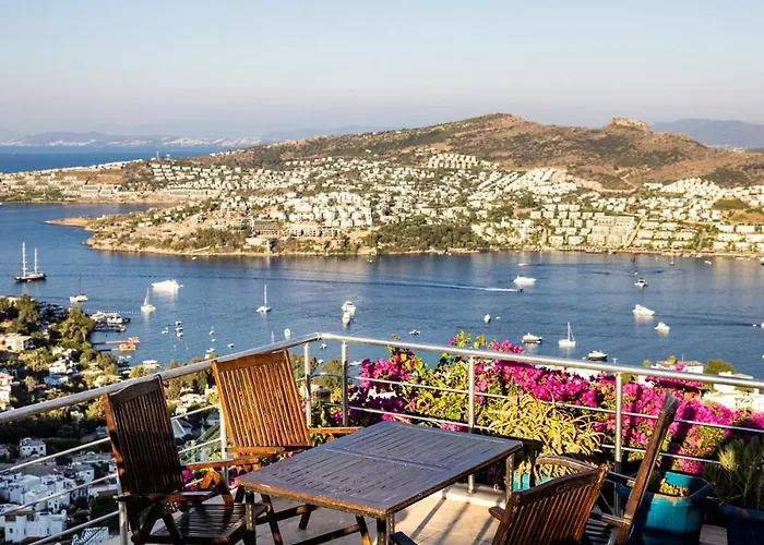 Stunning Sea View Duplex In Gundogan 公寓 博德鲁姆